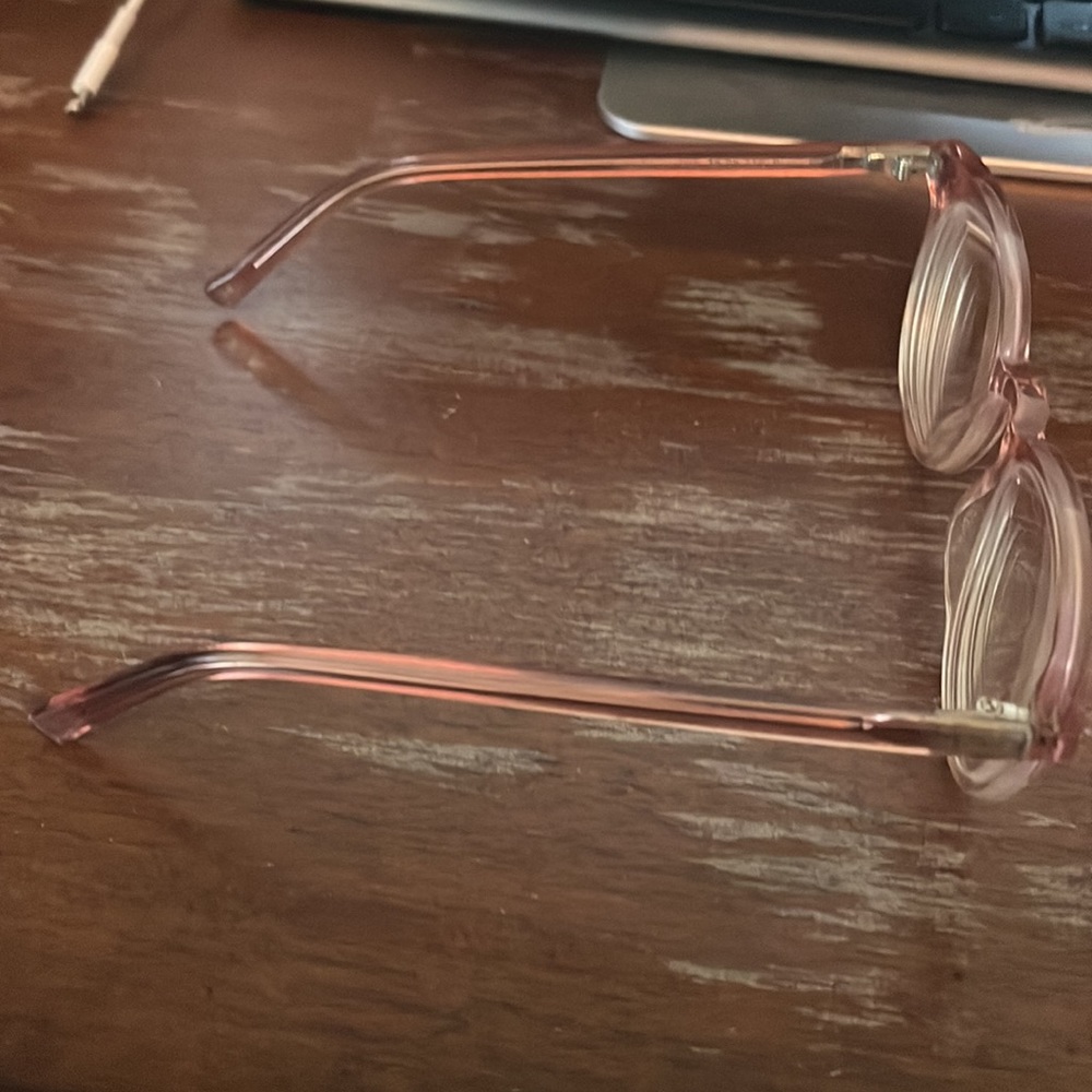 Warby Parker Sadie 625 clear pink eyeglasses - Picture 14 of 15